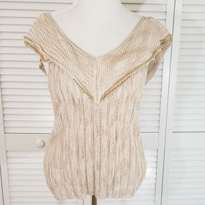 Gold sparkling sweater